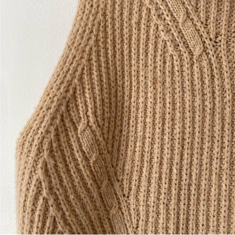 Anthropologie Sleeveless Cowlneck Sweater